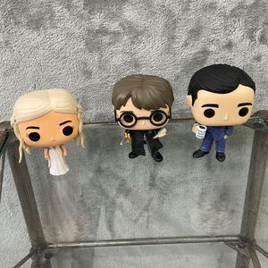 Funko Pop Loose Figures Lot of 3 , The Office , 1, Michael Scott ,1 HP & 1 GOT